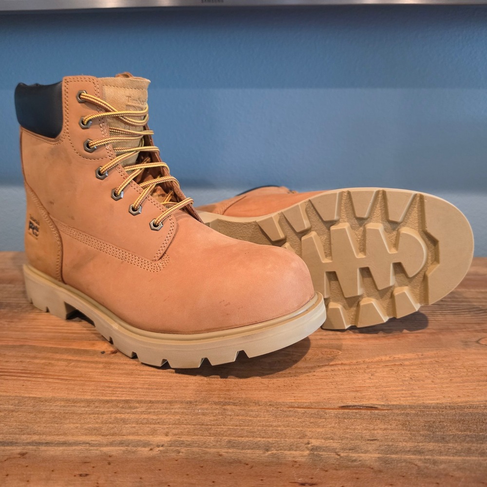Timberland Pro Mens Sawhorse Work Boots Wheat Composite Toe TB192628231 Size 13W